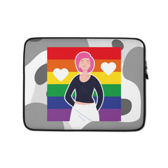 Queer Love Is Love Is Love Laptop Sleeve