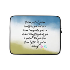 You Look Like Linda Evangelista Laptop Sleeve