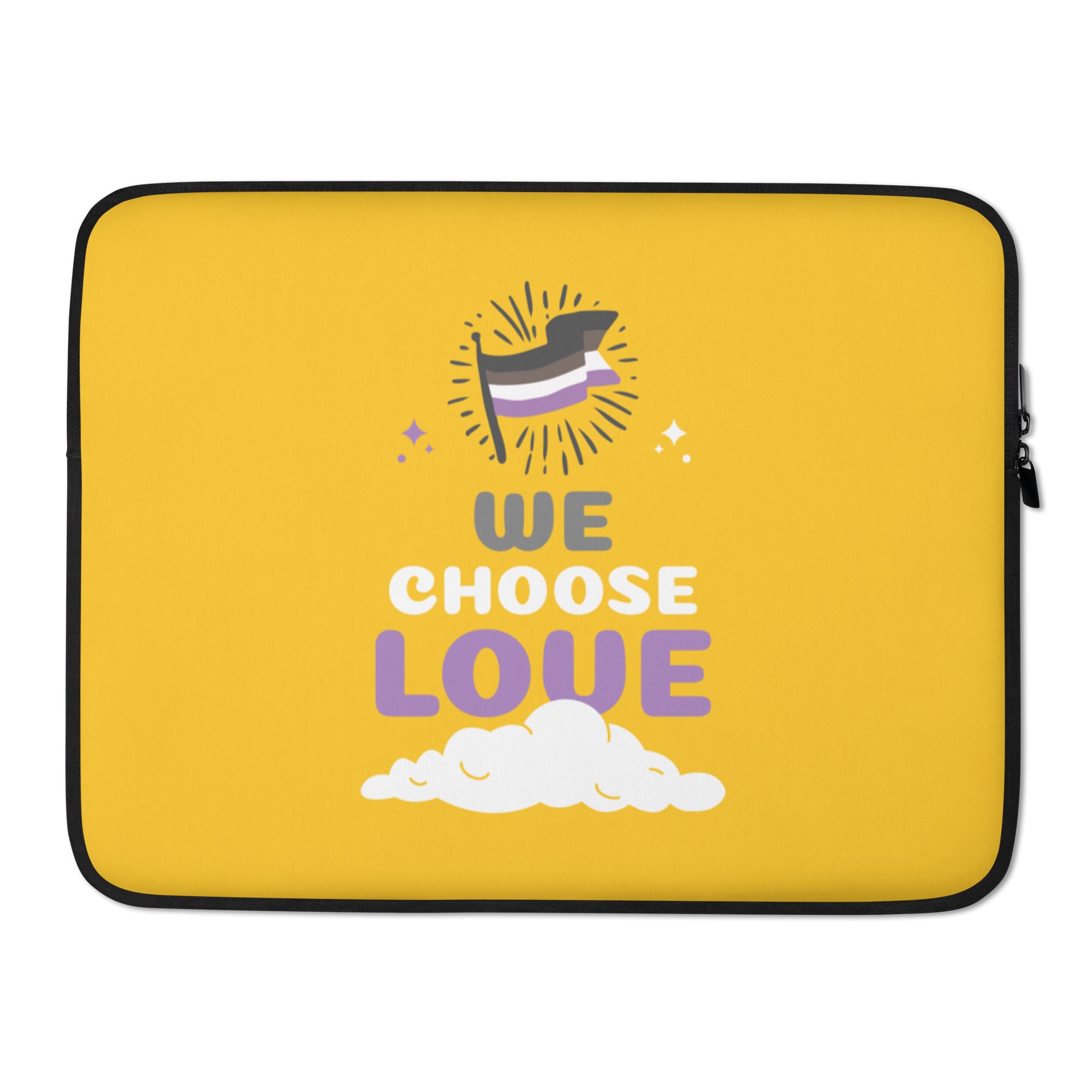 Asexual We Choose Love  Laptop Sleeve