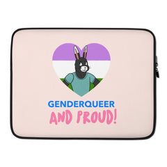 Genderqueer And Proud Laptop Sleeve