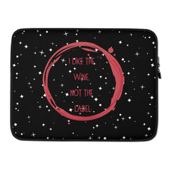 I Like The Wine Not The Label Pansexual Laptop Sleeve