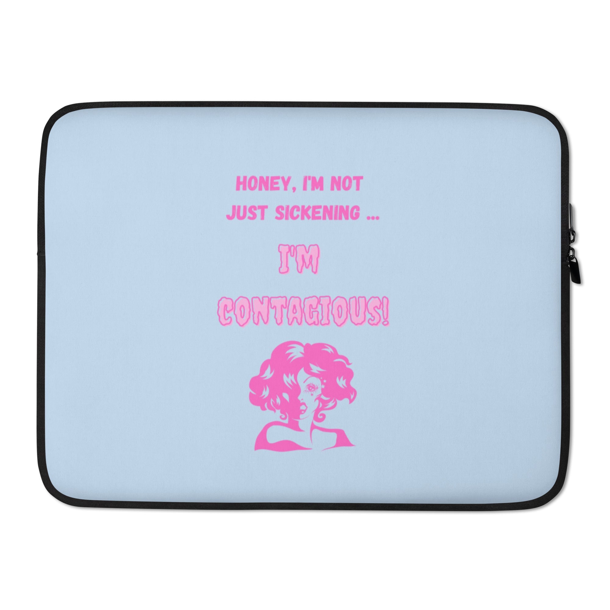 I'm Contagious Laptop Sleeve