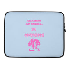 I'm Contagious Laptop Sleeve