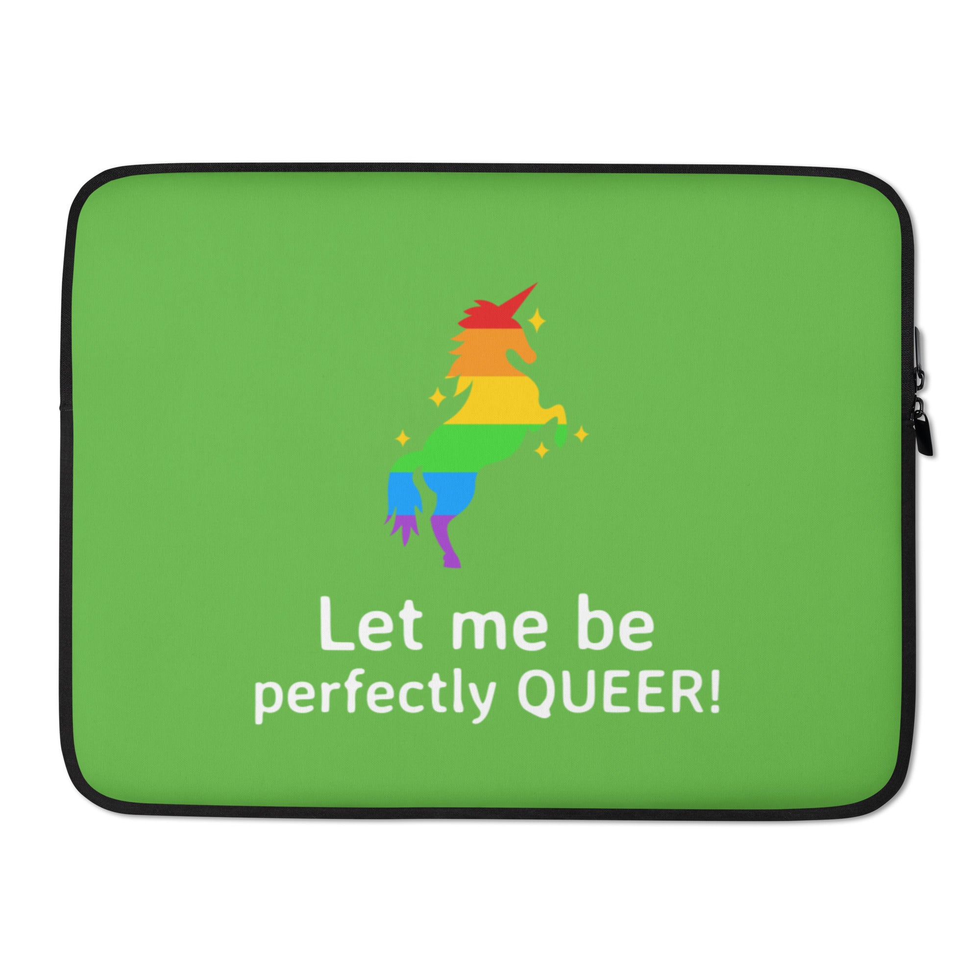 Let Me Be Perfectly Queer Laptop Sleeve