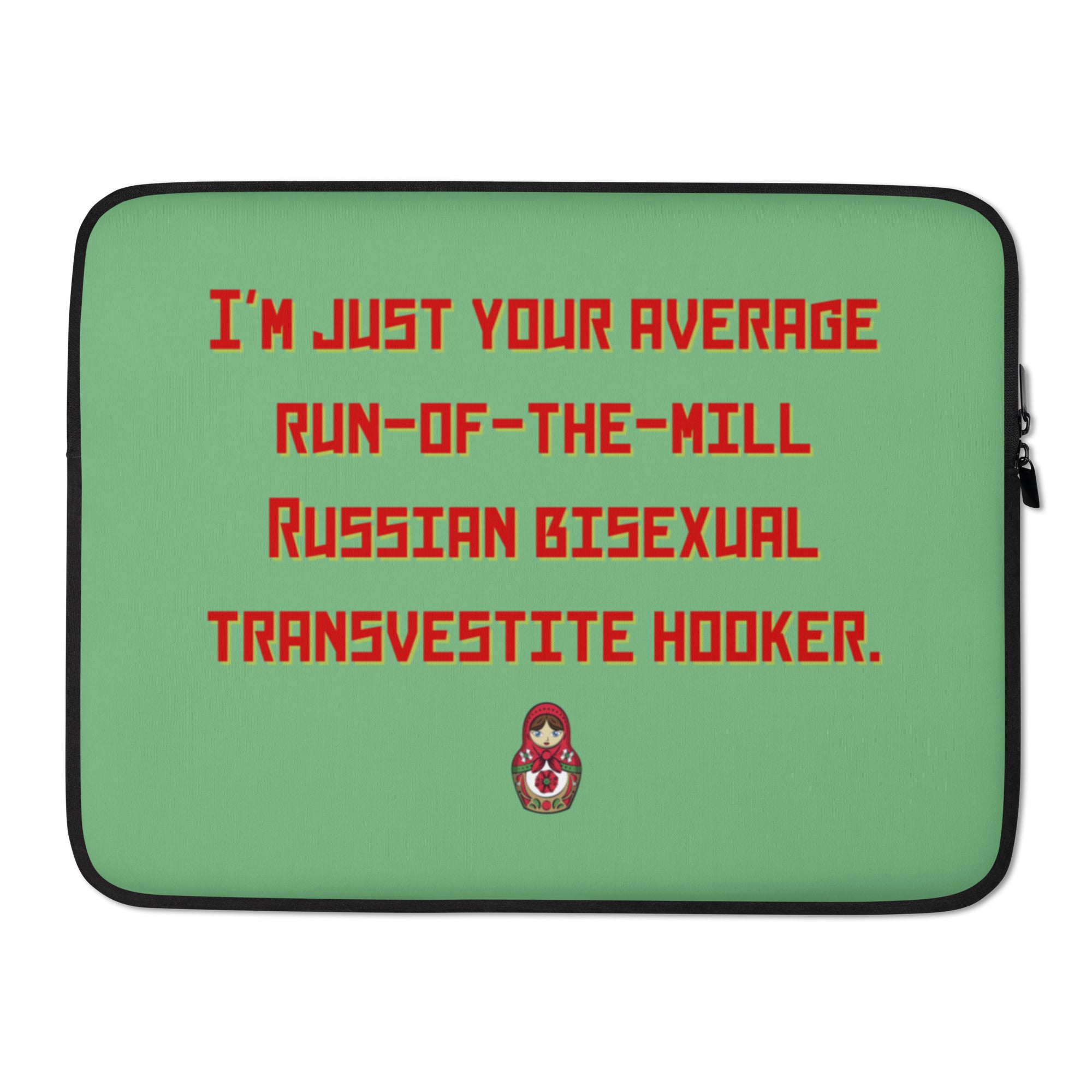 Russian Bisexual Transvestite Hooker Laptop Sleeve
