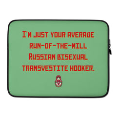 Russian Bisexual Transvestite Hooker Laptop Sleeve