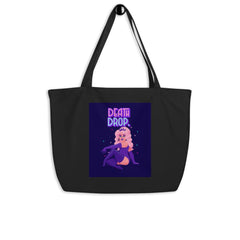 Death Drop Large Organic Tote Bag