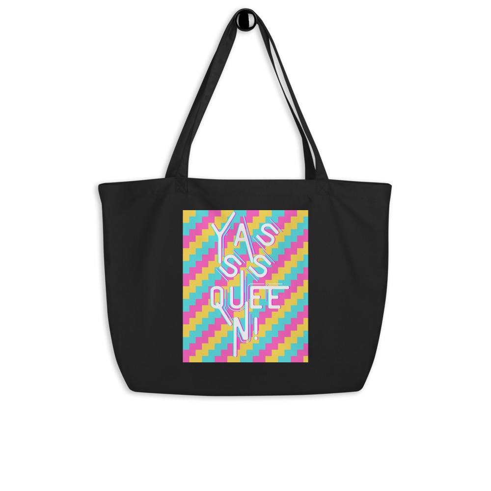 Yasss Queen Large Organic Tote Bag