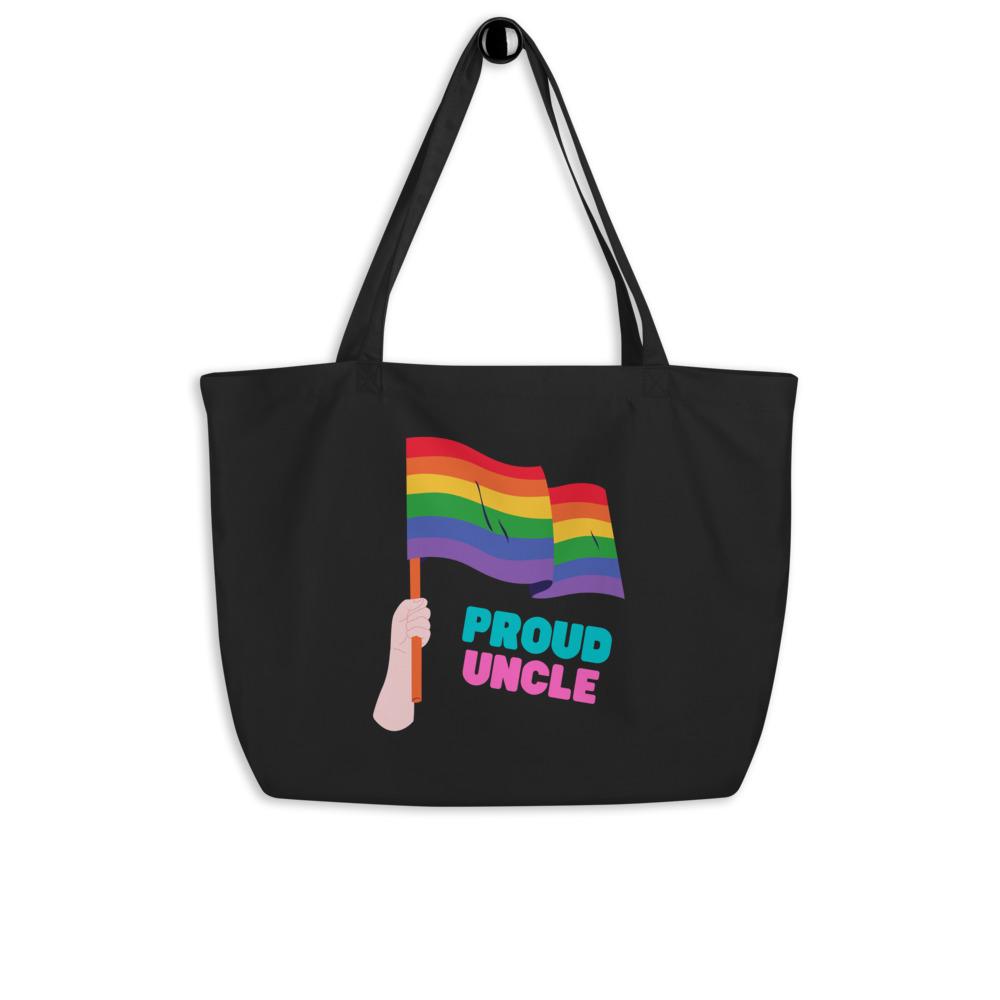 Proud Uncle Large Organic Tote Bag