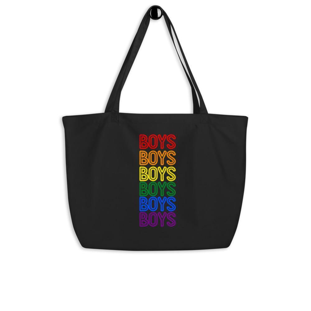Boys Boys Boys Large Organic Tote Bag