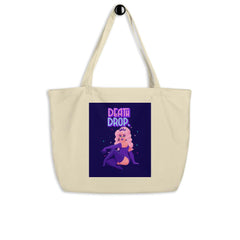 Death Drop Large Organic Tote Bag