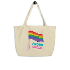 Proud Uncle Large Organic Tote Bag