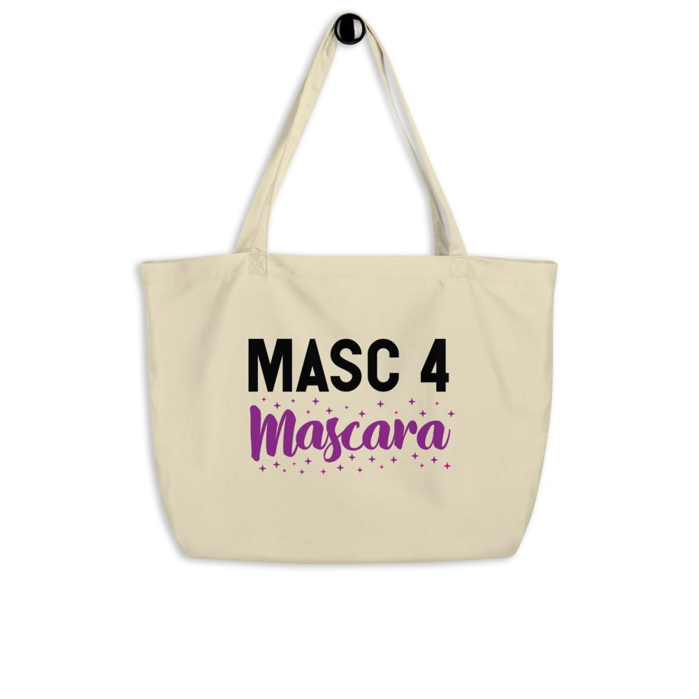 Masc 4 Mascara Large Organic tote bag