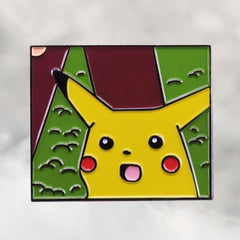 Pikachu Meme Enamel Pin