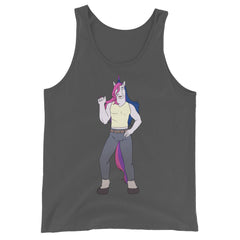 Bisexual Unicorn Unisex Tank Top