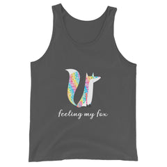 Glitter Fox Unisex Tank Top
