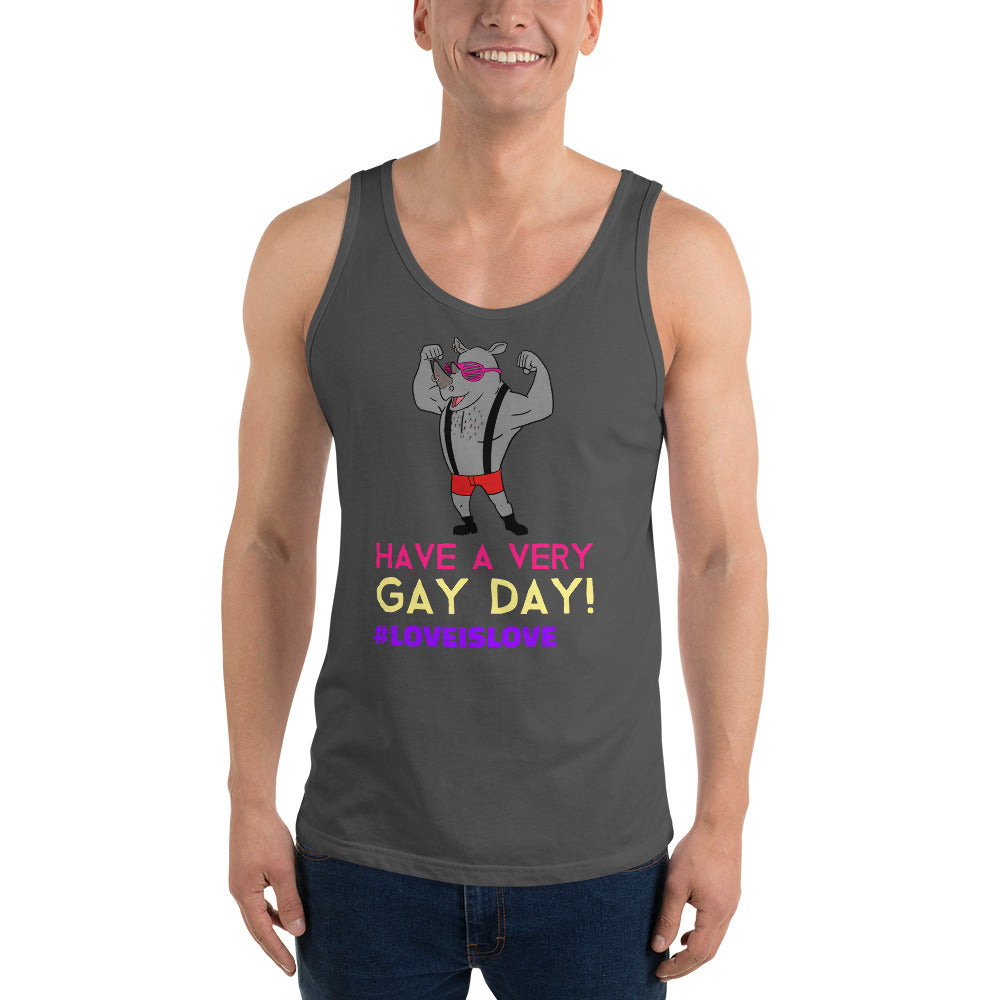 Have A Very Gay Day! Unisex Tank Top