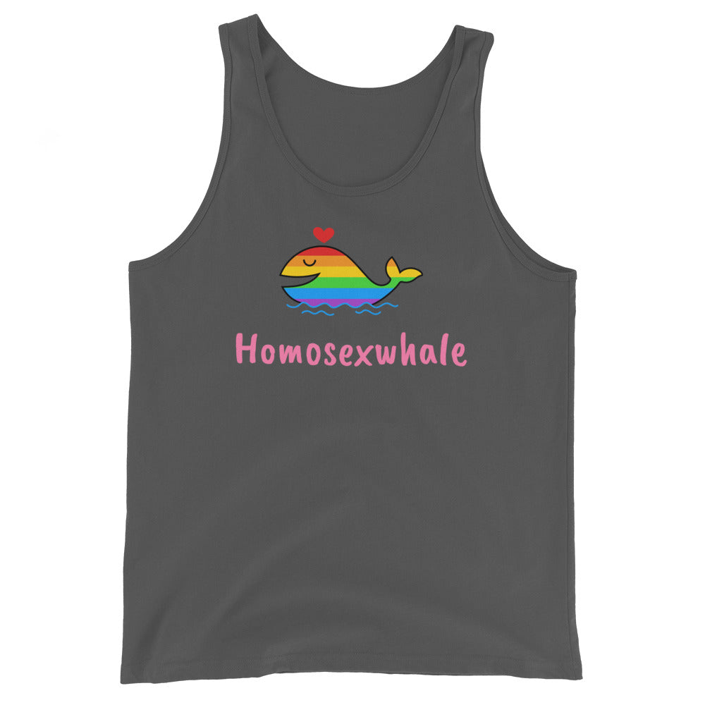 Homosexwhale Unisex Tank Top