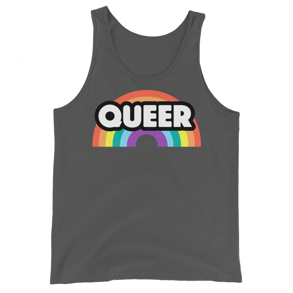 Queer Rainbow Unisex Tank Top