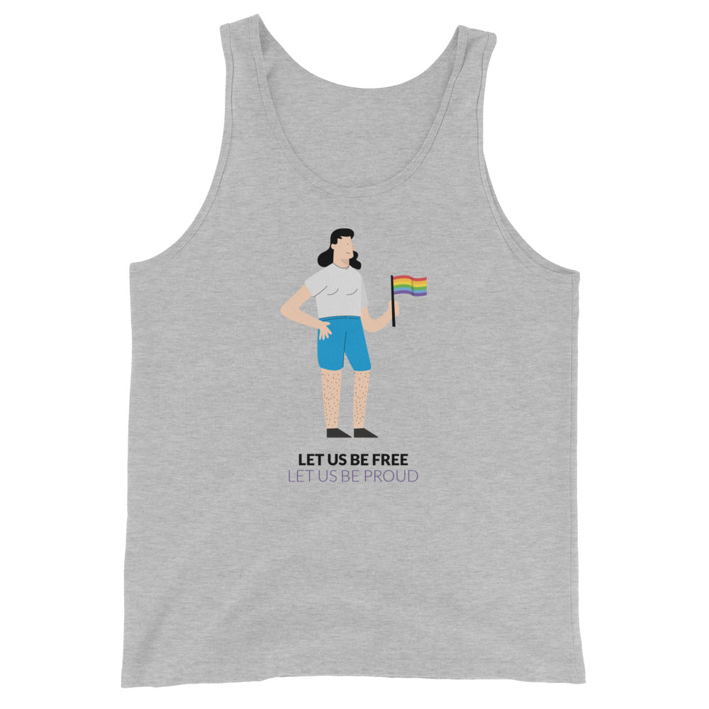 Let Us Be Free Let Us Be Proud Unisex Tank Top