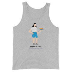Let Us Be Free Let Us Be Proud Unisex Tank Top