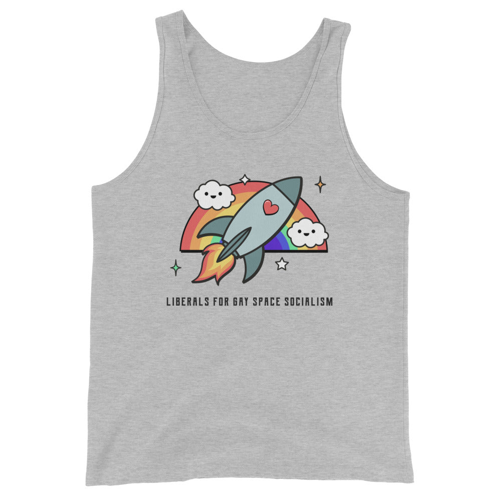 Liberals For Gay Space Socialism Unisex Tank Top