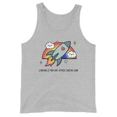 Liberals For Gay Space Socialism Unisex Tank Top