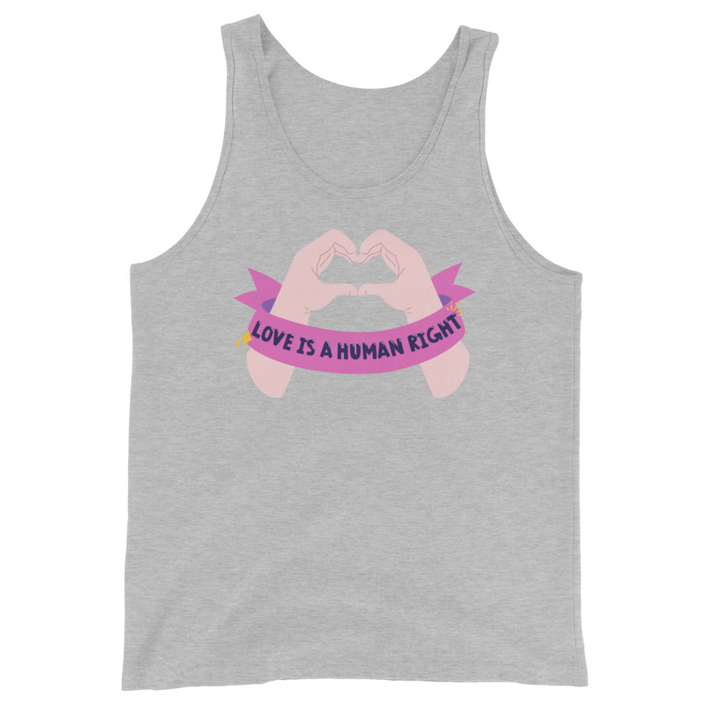 Love Is A Human Right Unisex Tank Top
