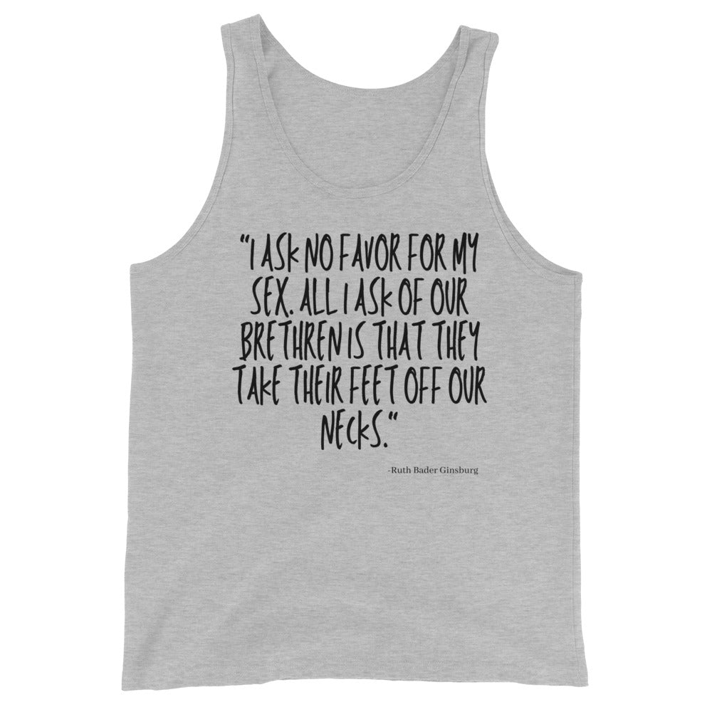 No Favor For My Sex Unisex Tank Top