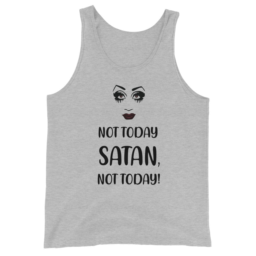 Not Today Satan Unisex Tank Top