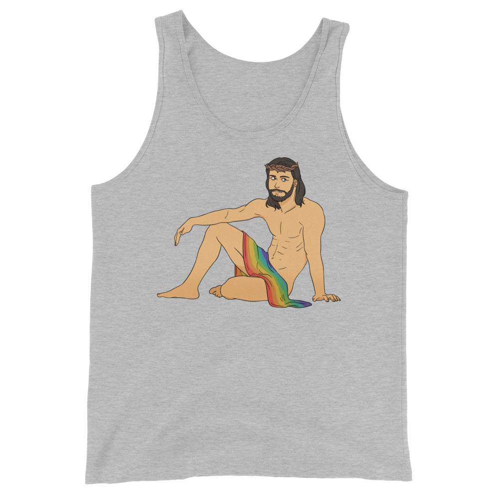 Sexy Gay Jesus Unisex Tank Top