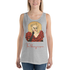 The Library Is Open (Rupaul) Unisex Tank Top