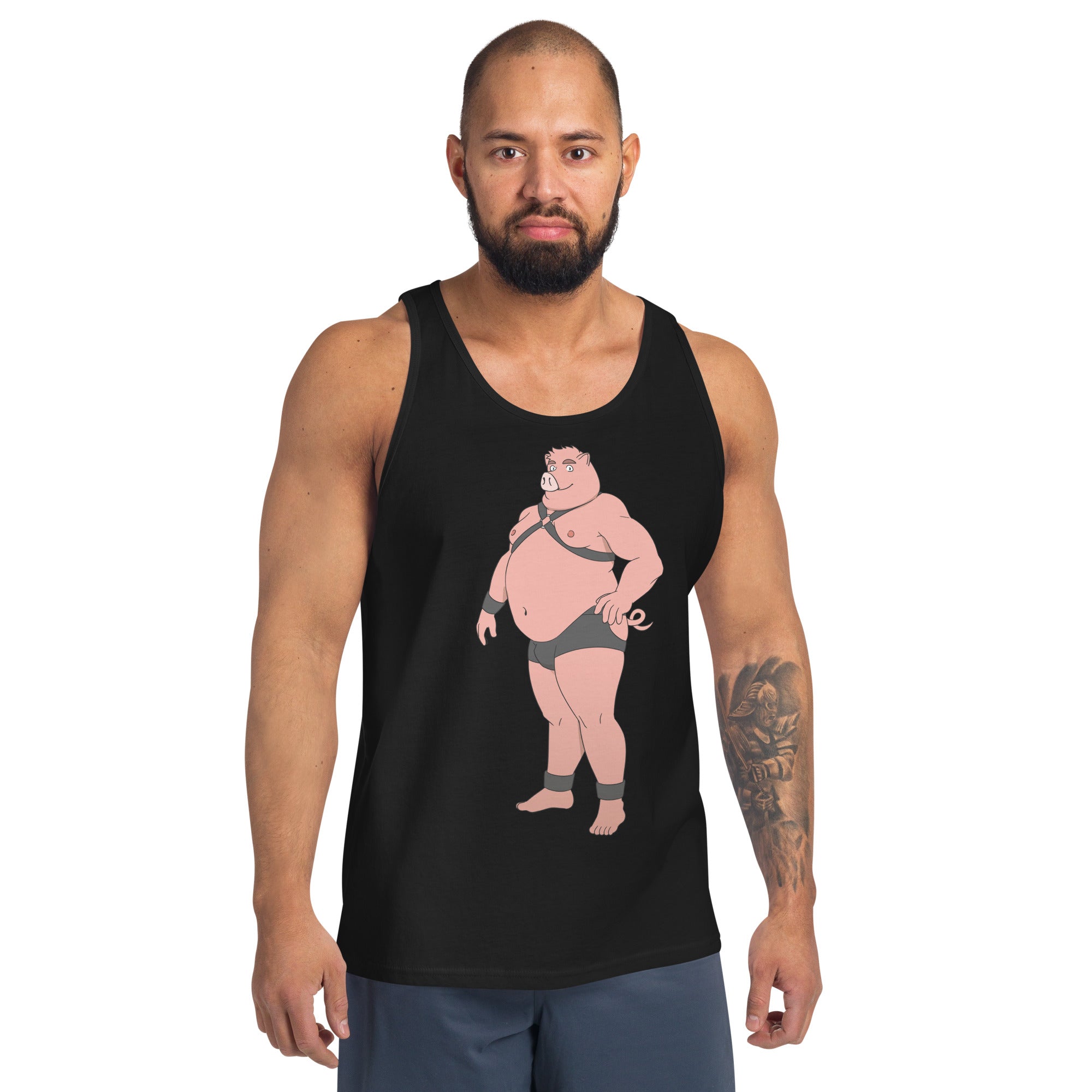 Gay Pig Unisex Tank Top