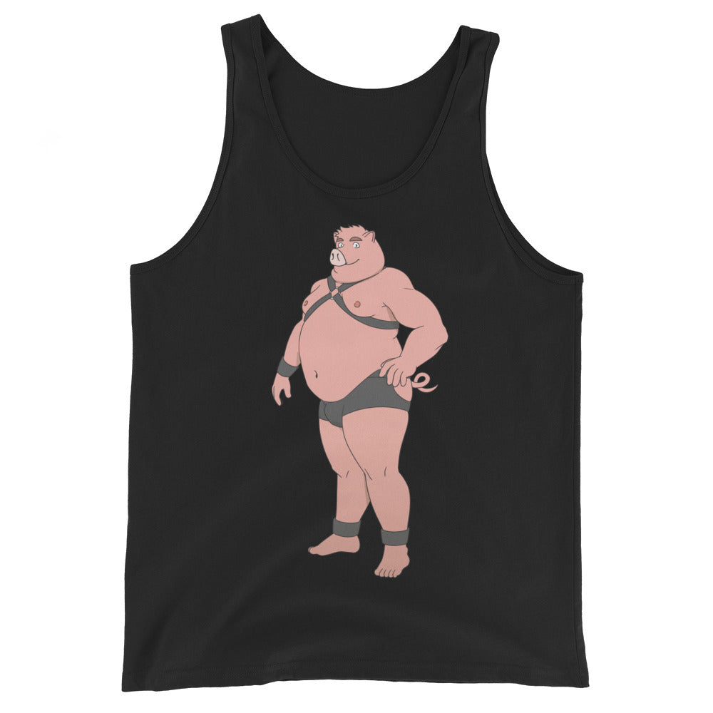 Gay Pig Unisex Tank Top