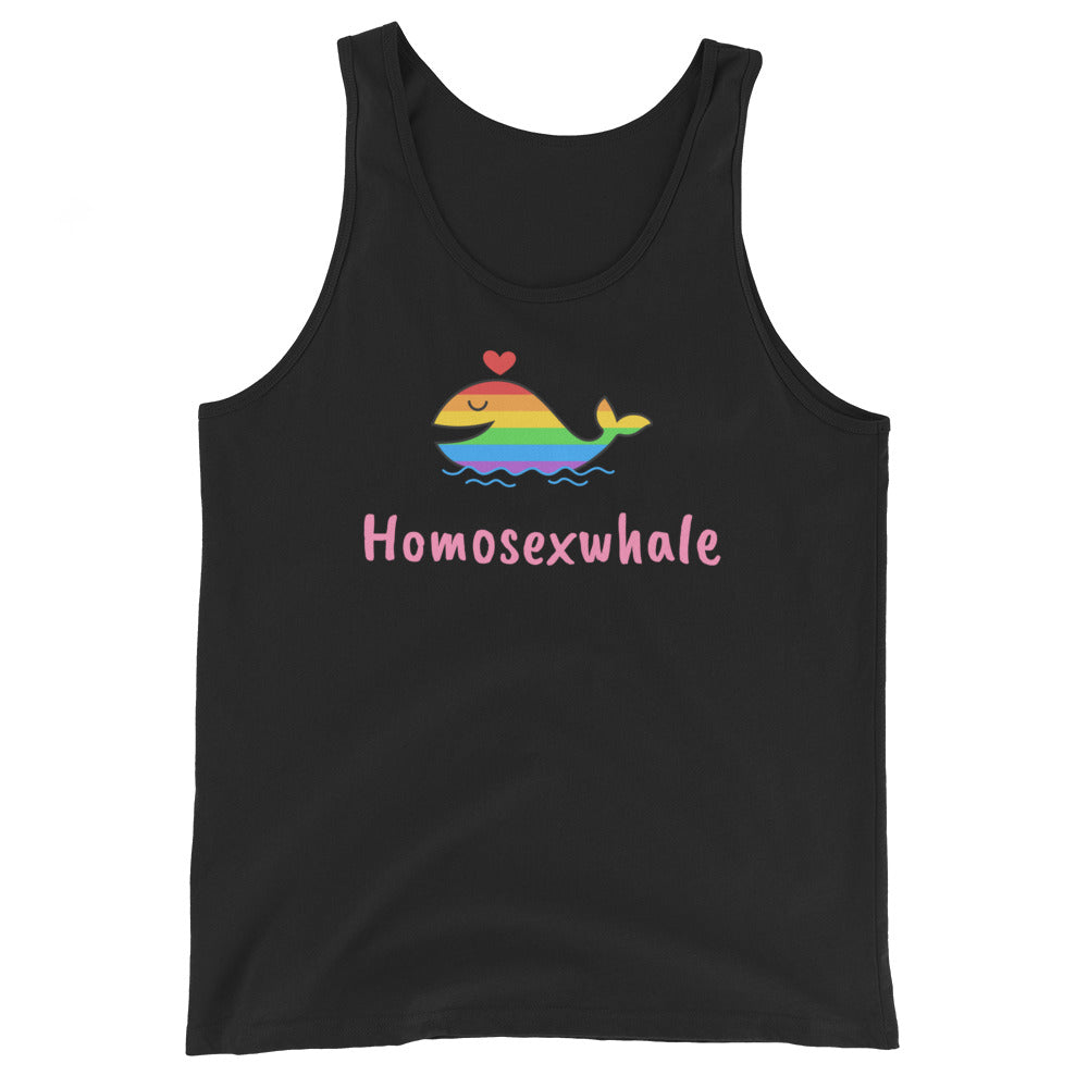 Homosexwhale Unisex Tank Top