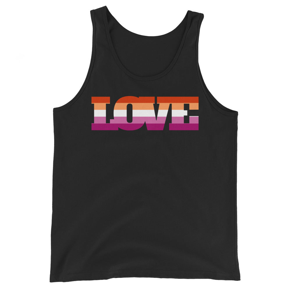 Lesbian Love Unisex Tank Top