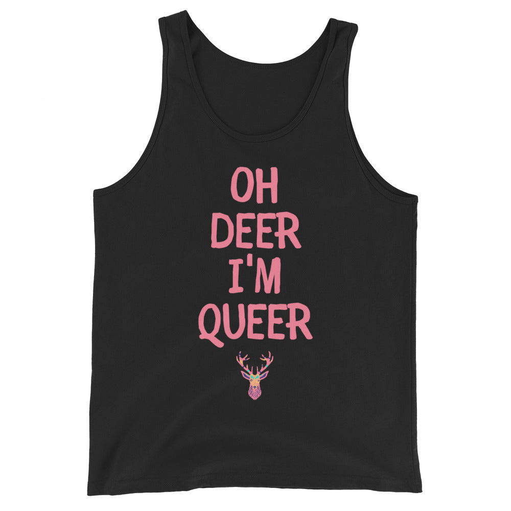 Oh Deer I'm Queer Unisex Tank Top