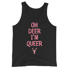 Oh Deer I'm Queer Unisex Tank Top