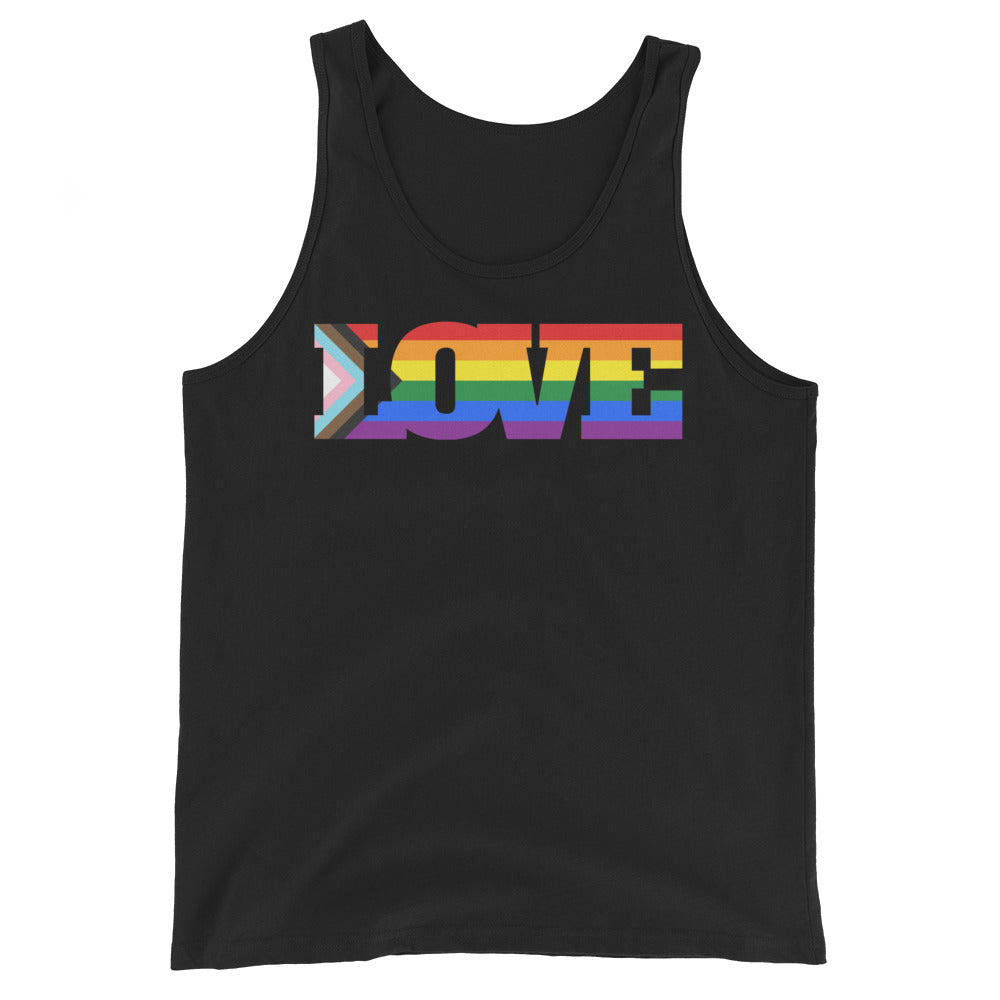 Progress  LGBT Love Unisex Tank Top