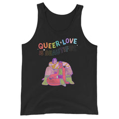 Queer Love Is Beautiful Unisex Tank Top