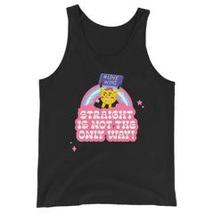 Straight Is Not The Only Way! Unisex Tank Top