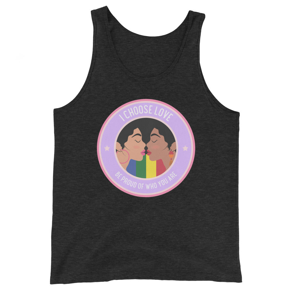 I Choose Love Unisex Tank Top