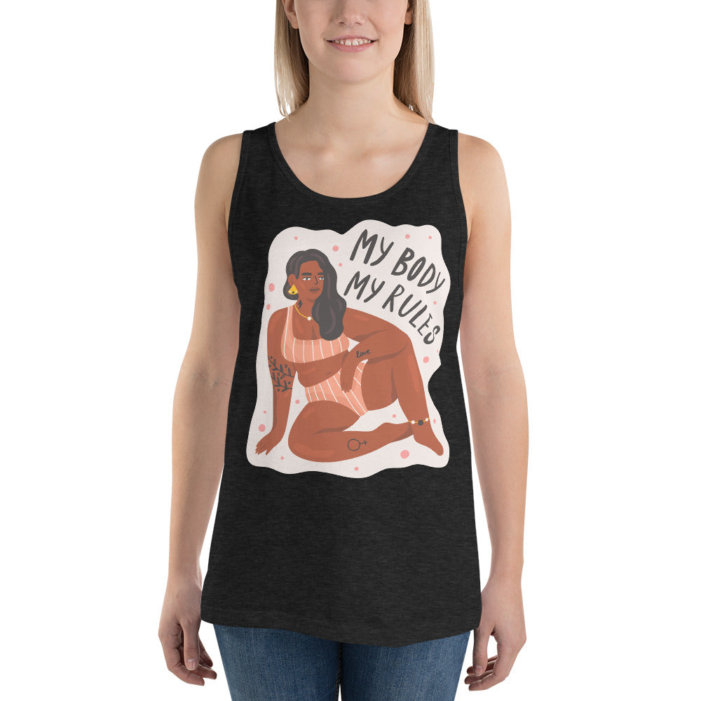 My Body My Rules Unisex Tank Top
