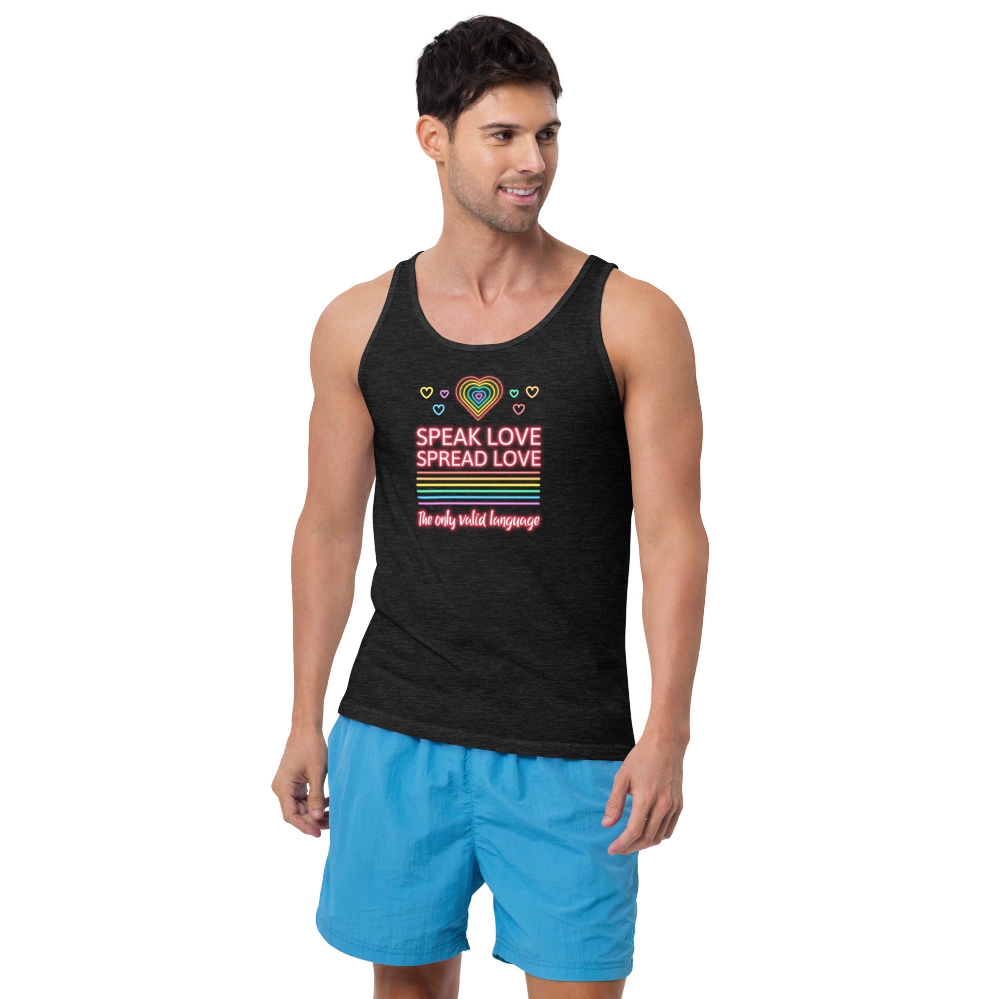 Speak Love Spread Love Unisex Tank Top