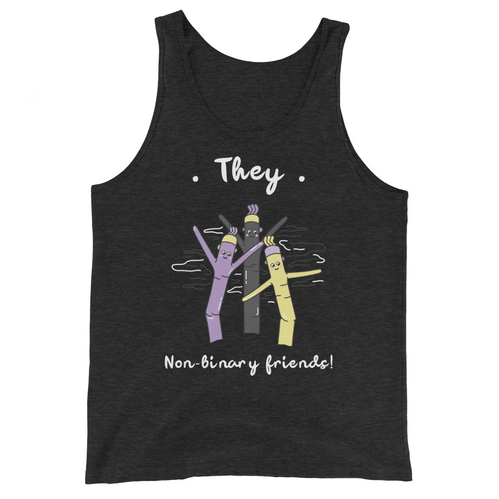 They Non-Binary Friends Unisex Tank Top