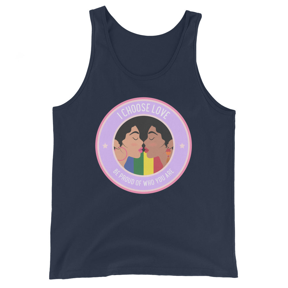 I Choose Love Unisex Tank Top