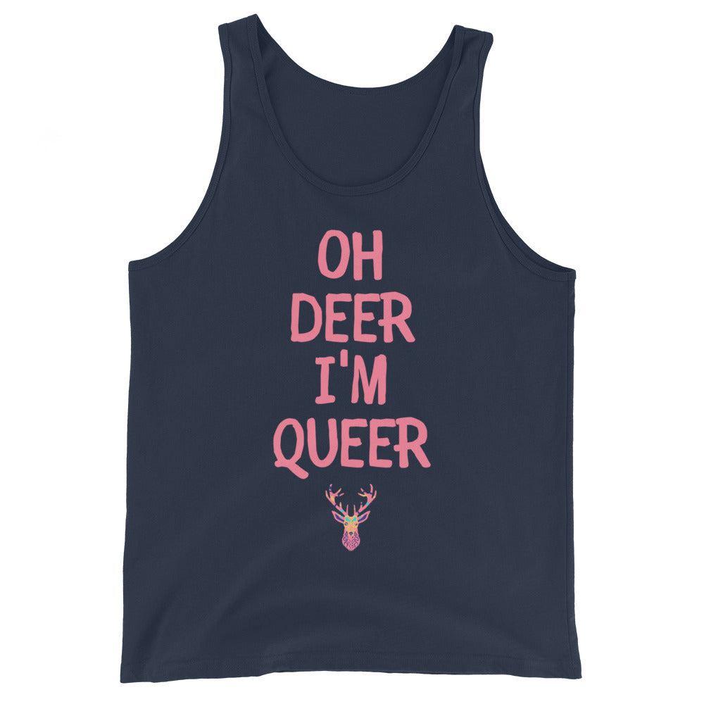 Oh Deer I'm Queer Unisex Tank Top