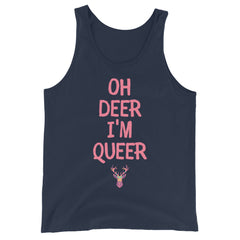 Oh Deer I'm Queer Unisex Tank Top