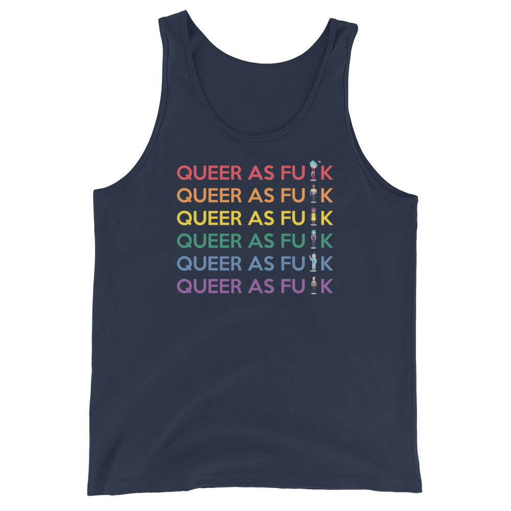 Queer As Fu#k Unisex Tank Top