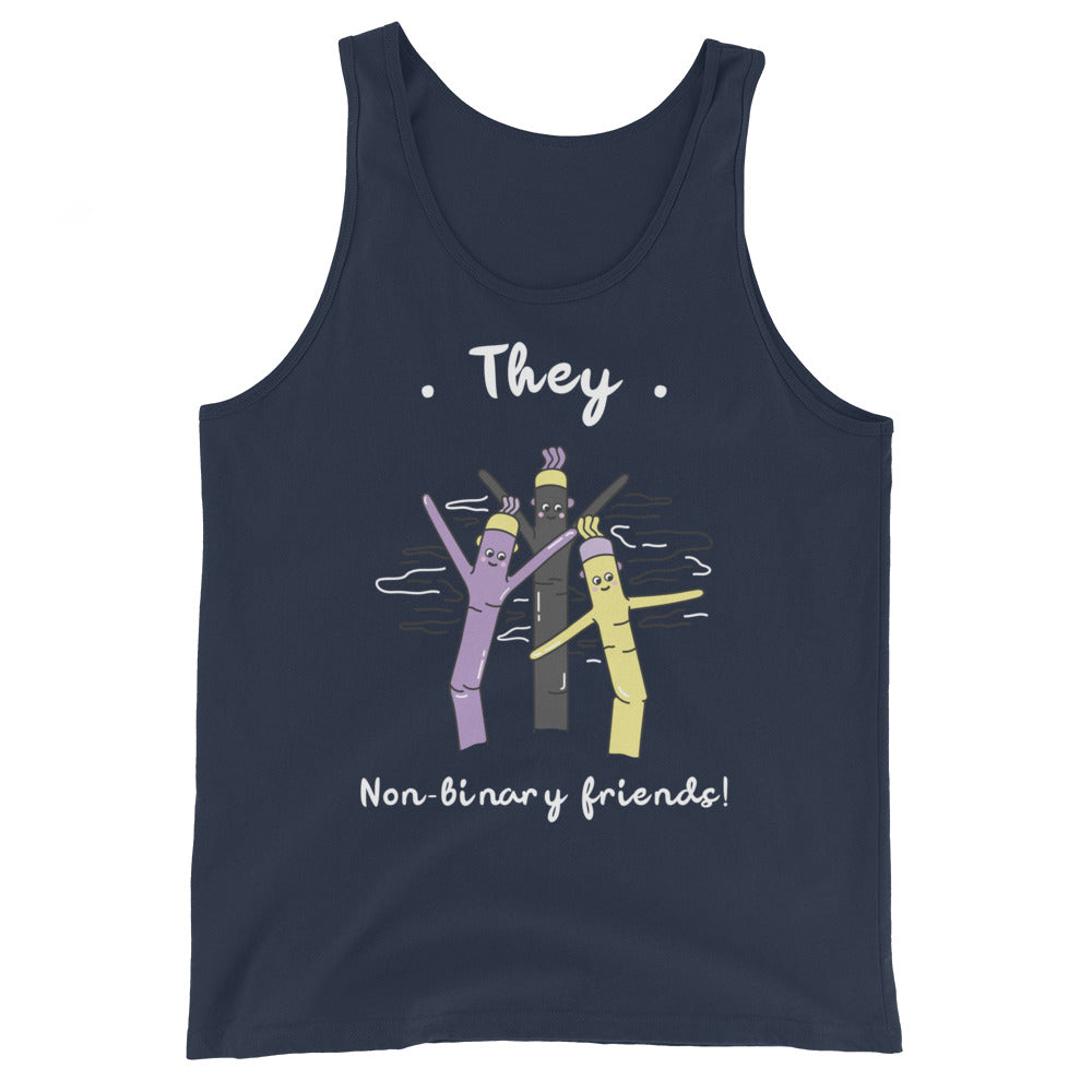 They Non-Binary Friends Unisex Tank Top